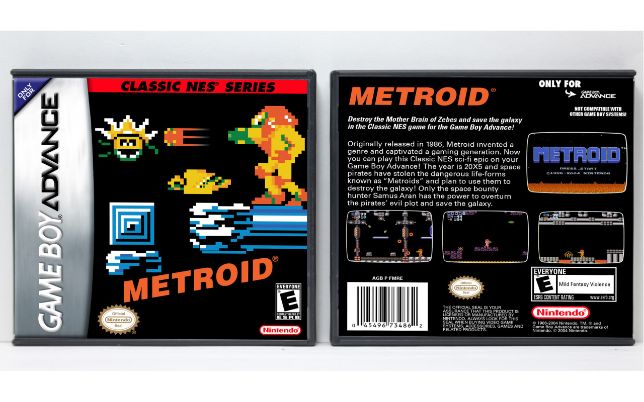 Gaming Relics - Game Boy Advance - Metroid (Classic NES Series)